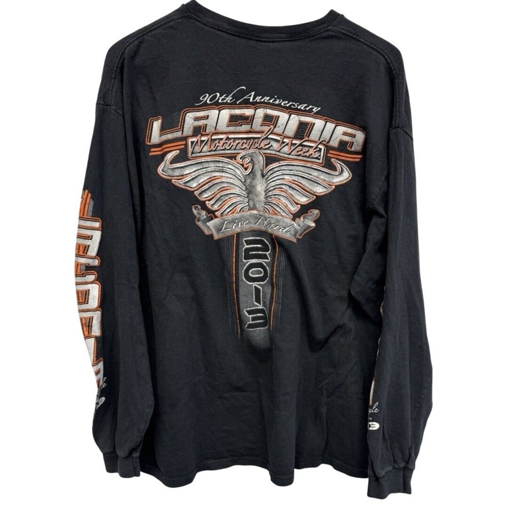 2013 Laconia Bike Week Harley-Davidson Graphic Long Sleeve 2XL